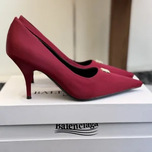 Balenciaga 25 Spring Summer Double B Buckle Pointed Toe High Heels image 1