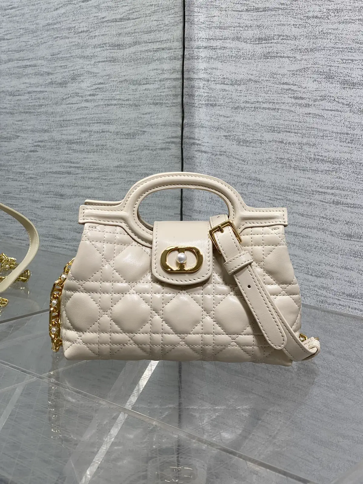 Dior Jolie Quilted Top Handle Bag image 1