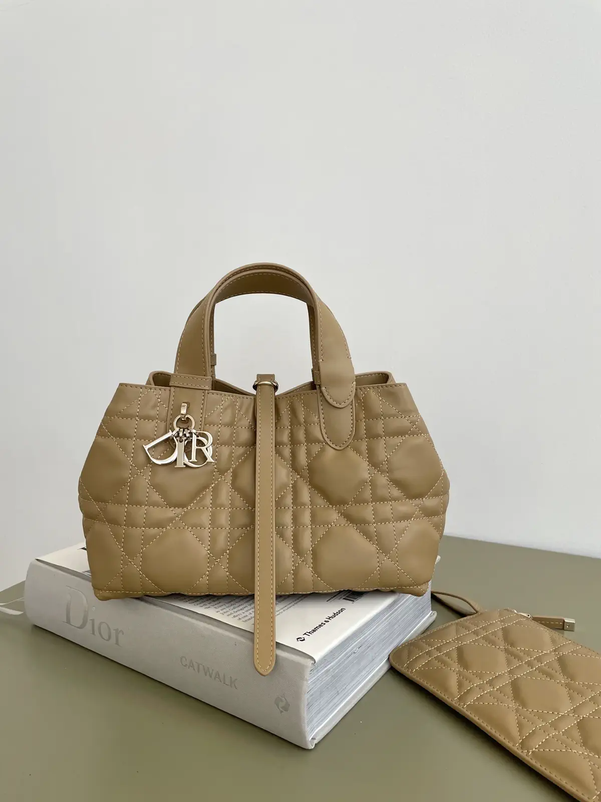 Dior Quilted Top Handle Bag image 1
