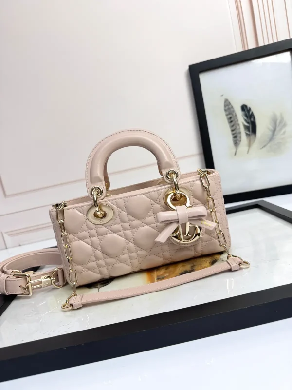 Dior Quilted Bow Detail Top Handle Bag image 1