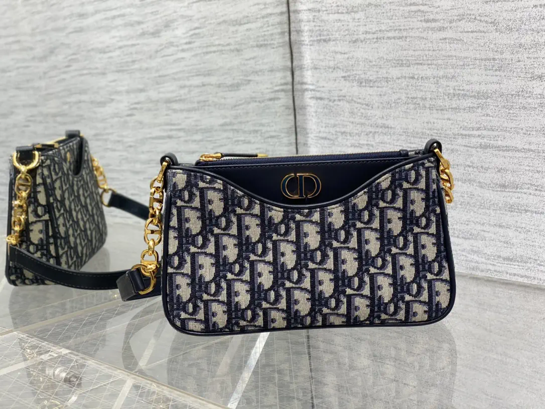 Dior Monogram Hobo Shoulder Bag image 1