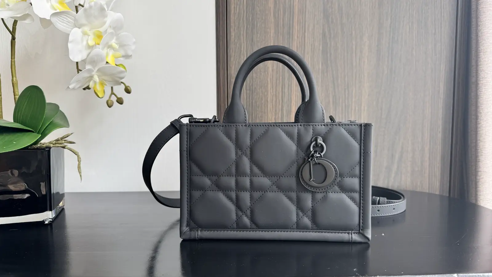 Dior Quilted Mini Book Tote Bag image 1