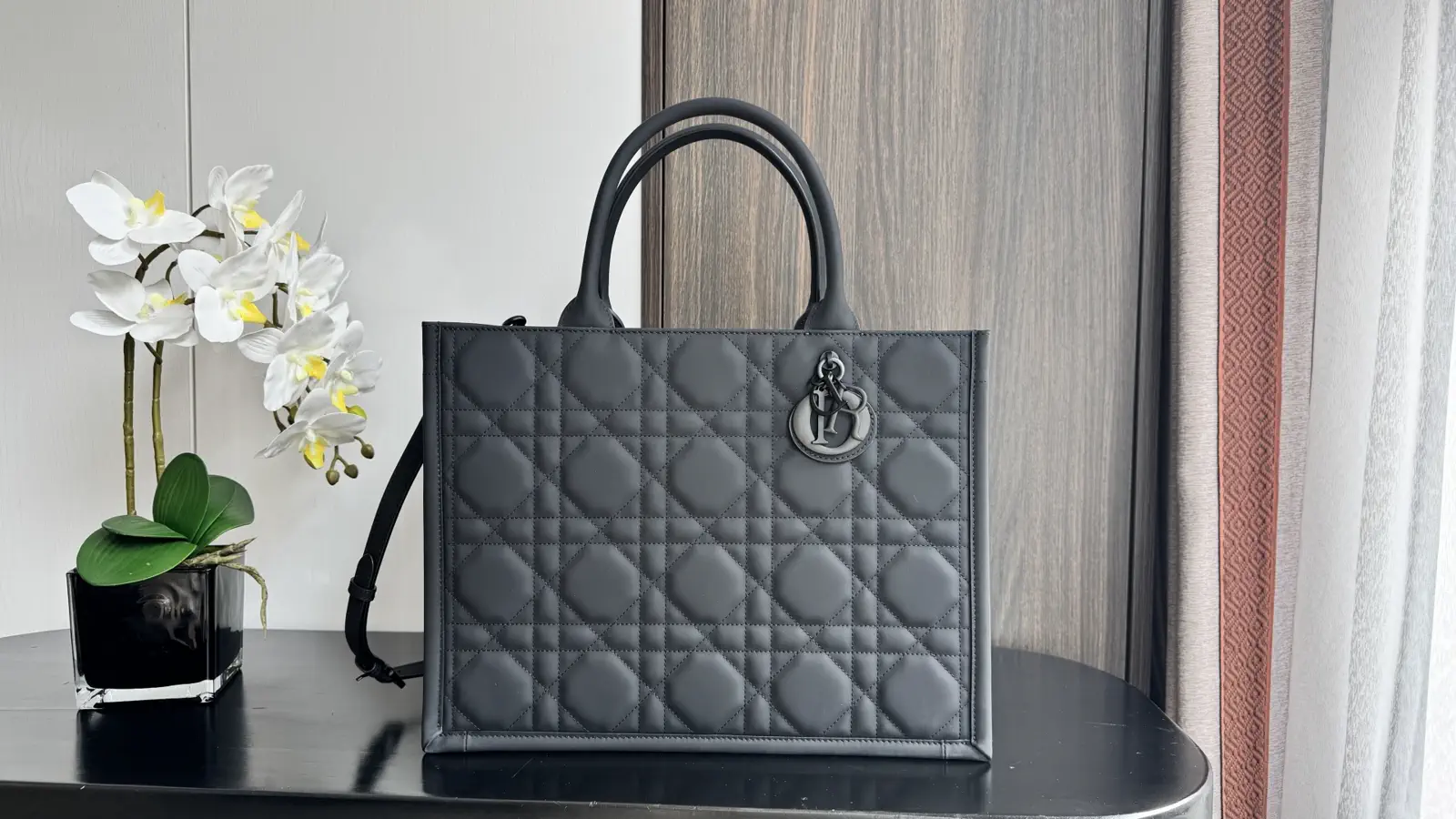 Dior Quilted Tote Bag image 1