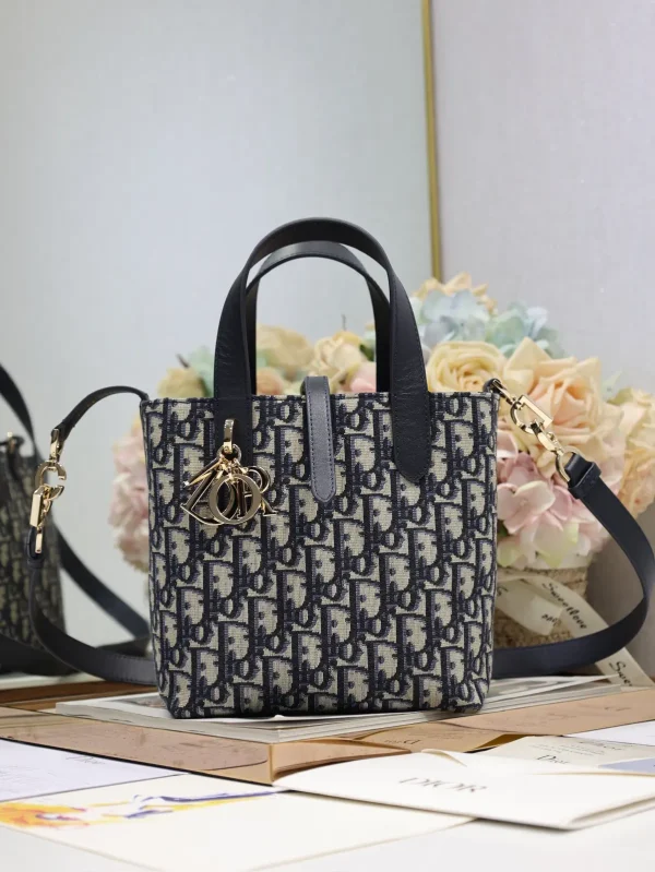 Dior Monogram Vertical Tote Bag image 1