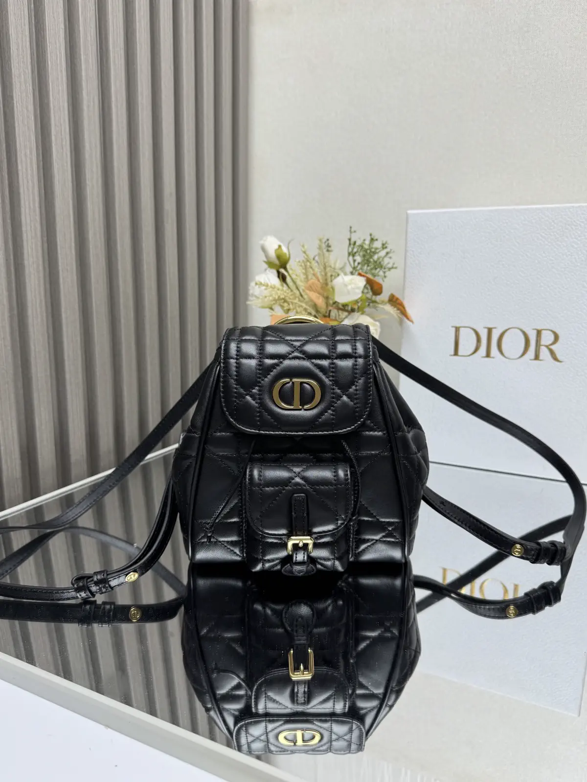 Dior Caro Quilted Backpack image 1