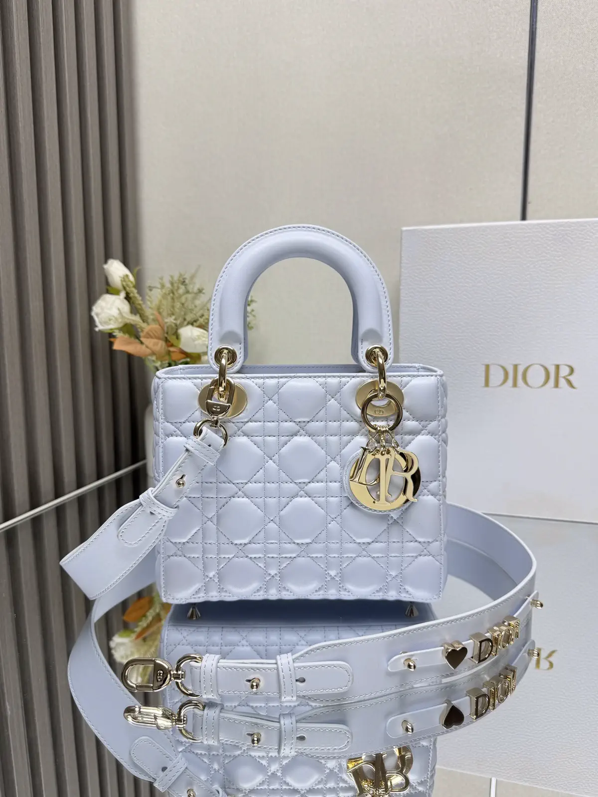 Dior Quilted Top Handle Bag image 1