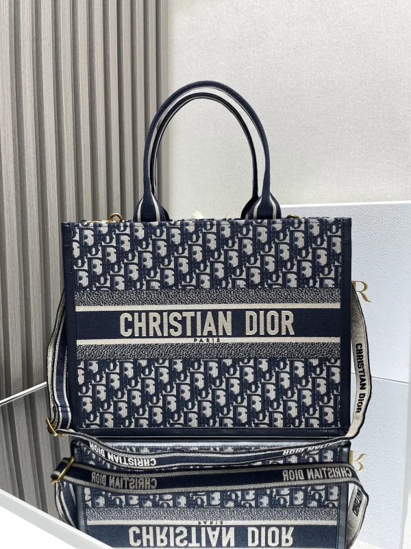 Dior Monogram Book Tote Bag with Shoulder Strap image 1