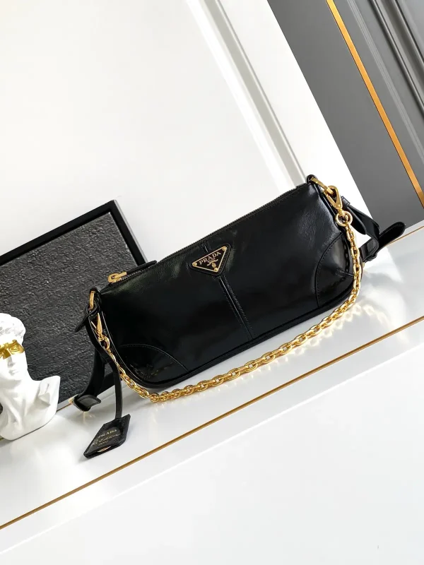 Prada Leather Chain Shoulder Bag image 1
