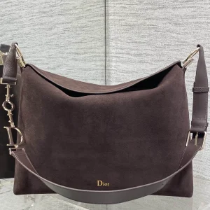 Dior Suede Hobo Shoulder Bag image 1