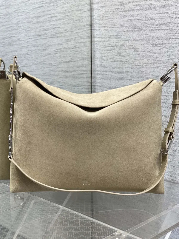 Dior Beige Suede Hobo Shoulder Bag image 1