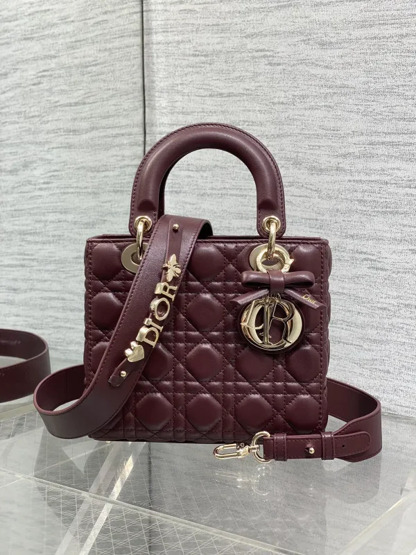 Dior Quilted Bow Detail Top Handle Bag image 1