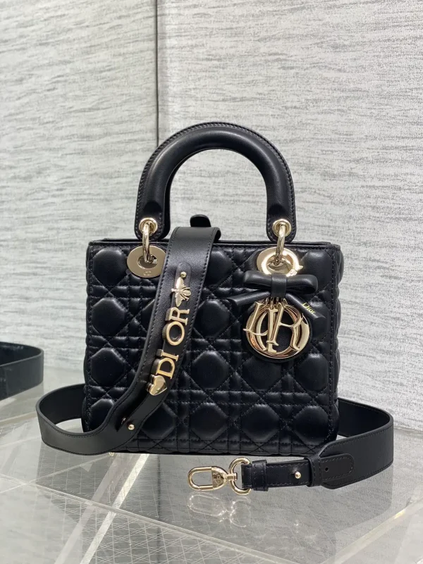 Dior Quilted Bow Top Handle Bag image 1