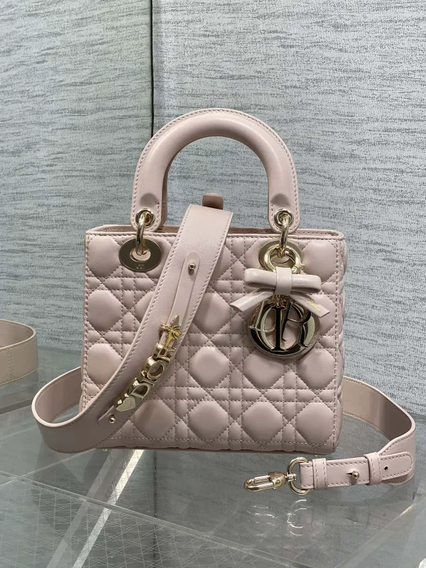 Dior Quilted Bow Detail Top Handle Bag image 1