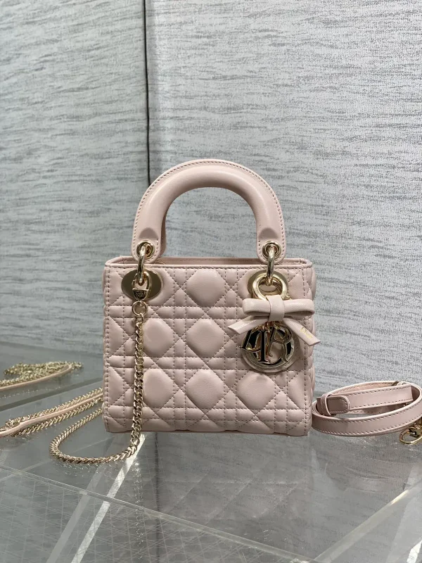Dior Quilted Bow Detail Top Handle Bag image 1