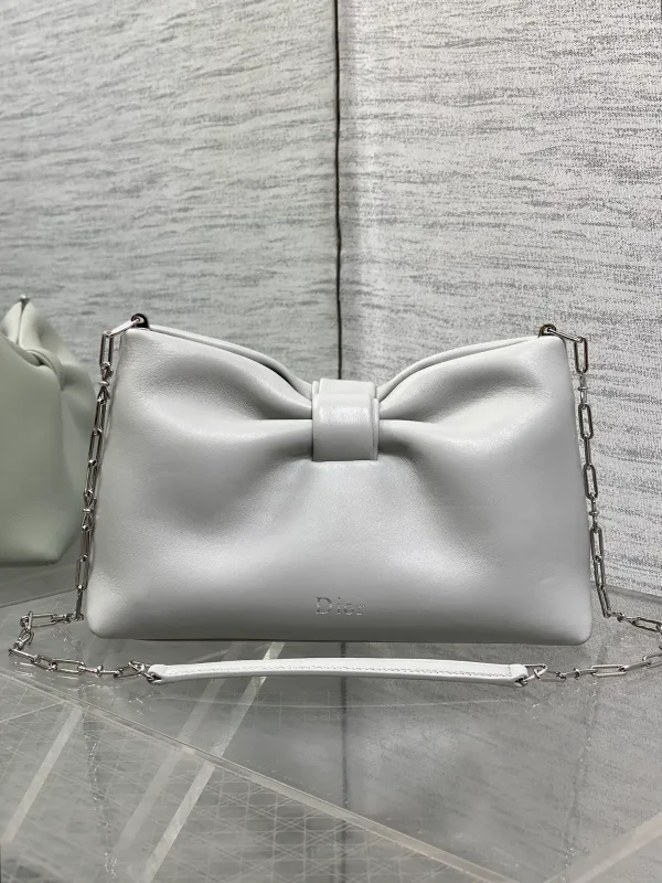 Dior Bow Detail Lambskin Chain Bag image 1