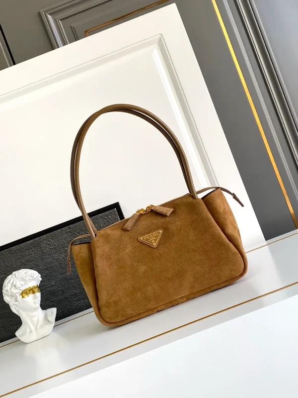 Prada Suede Hobo Shoulder Bag image 1