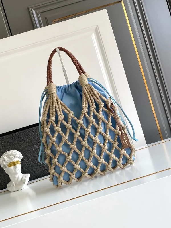 Prada Woven Net Top Handle Bag image 1