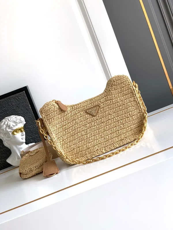Prada Straw 3-in-1 Shoulder Bag image 1