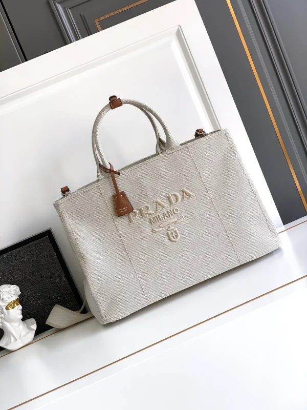Prada Canvas Tote Bag image 1