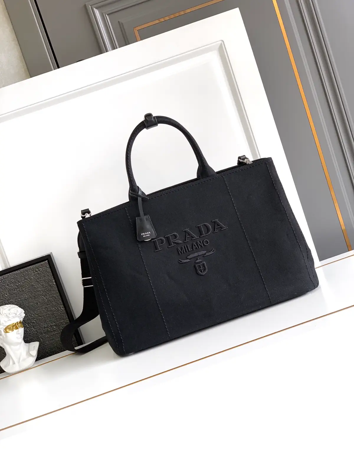 Prada Canvas Tote Bag image 1