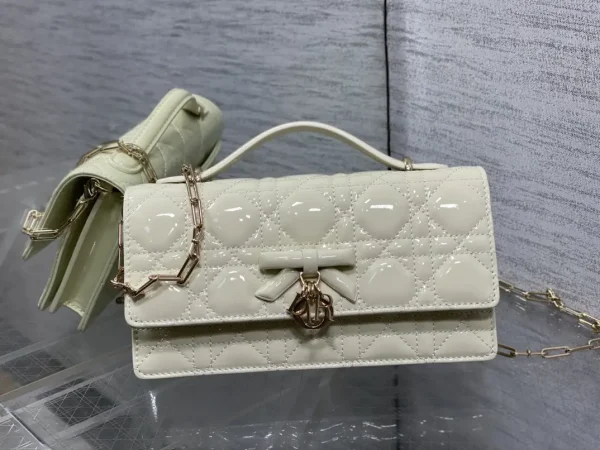 Dior Quilted Bow Charm Top Handle Bag image 1