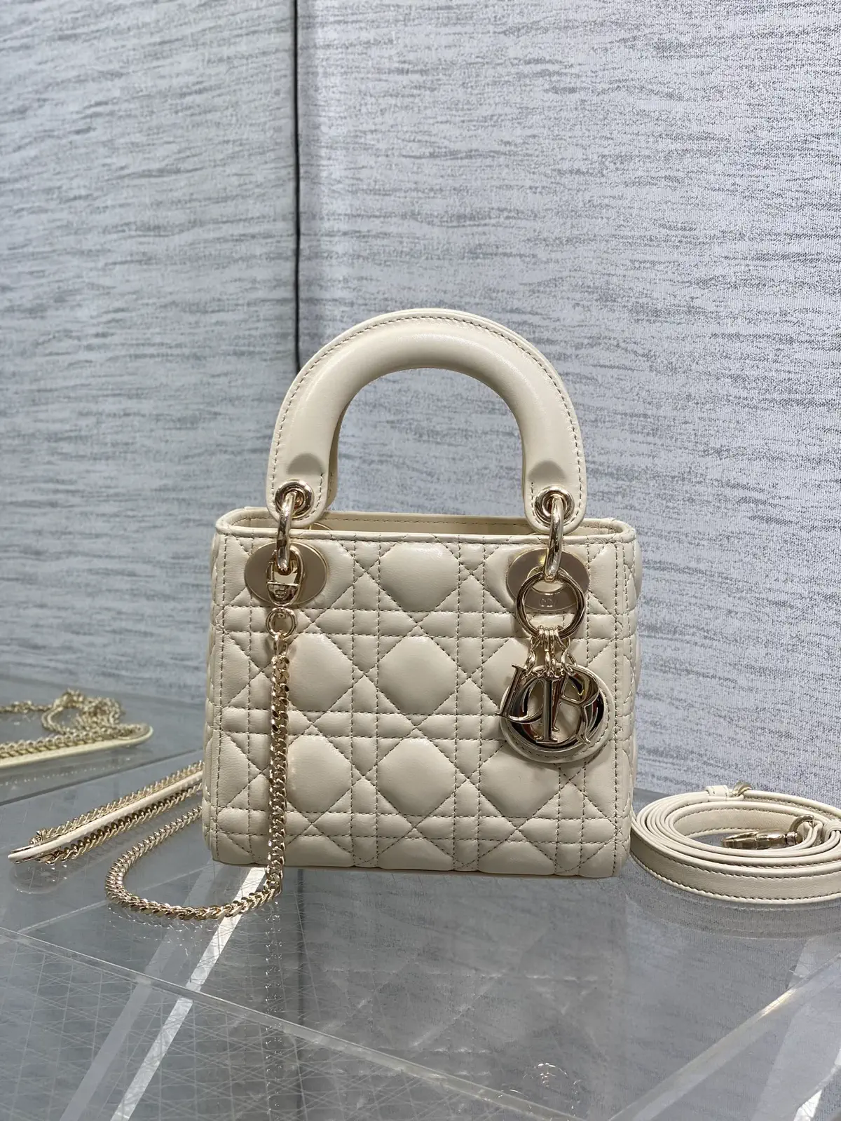 Dior Quilted Mini Top Handle Bag image 1