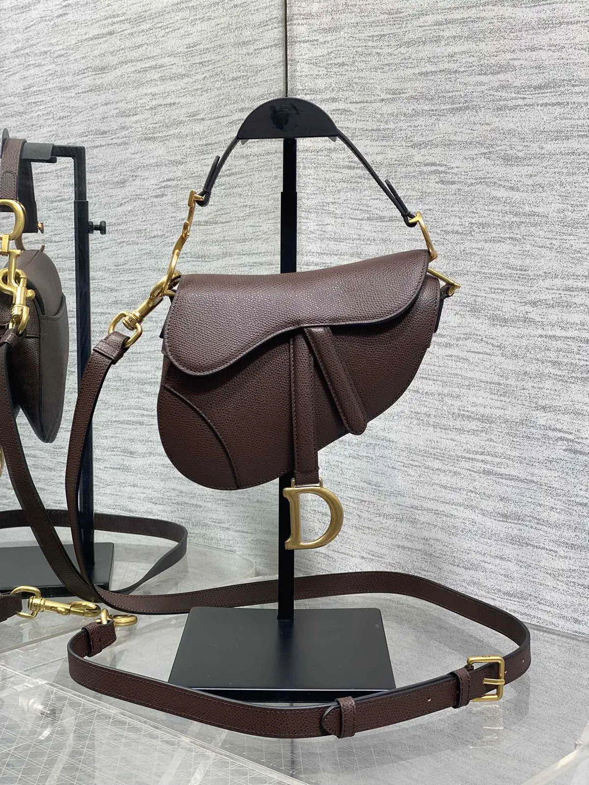 Dior Saddle Bag with Detachable Adjustable Strap image 1