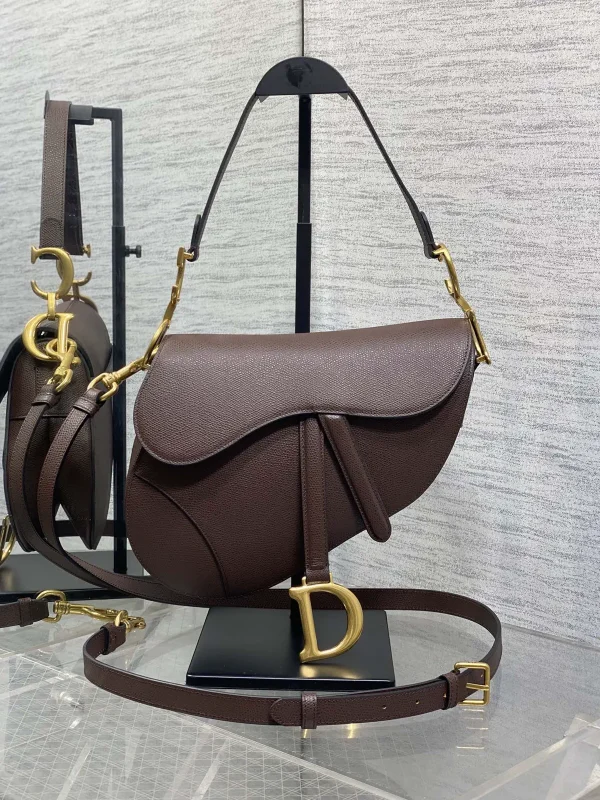 Dior Saddle Bag with Detachable Adjustable Strap image 1