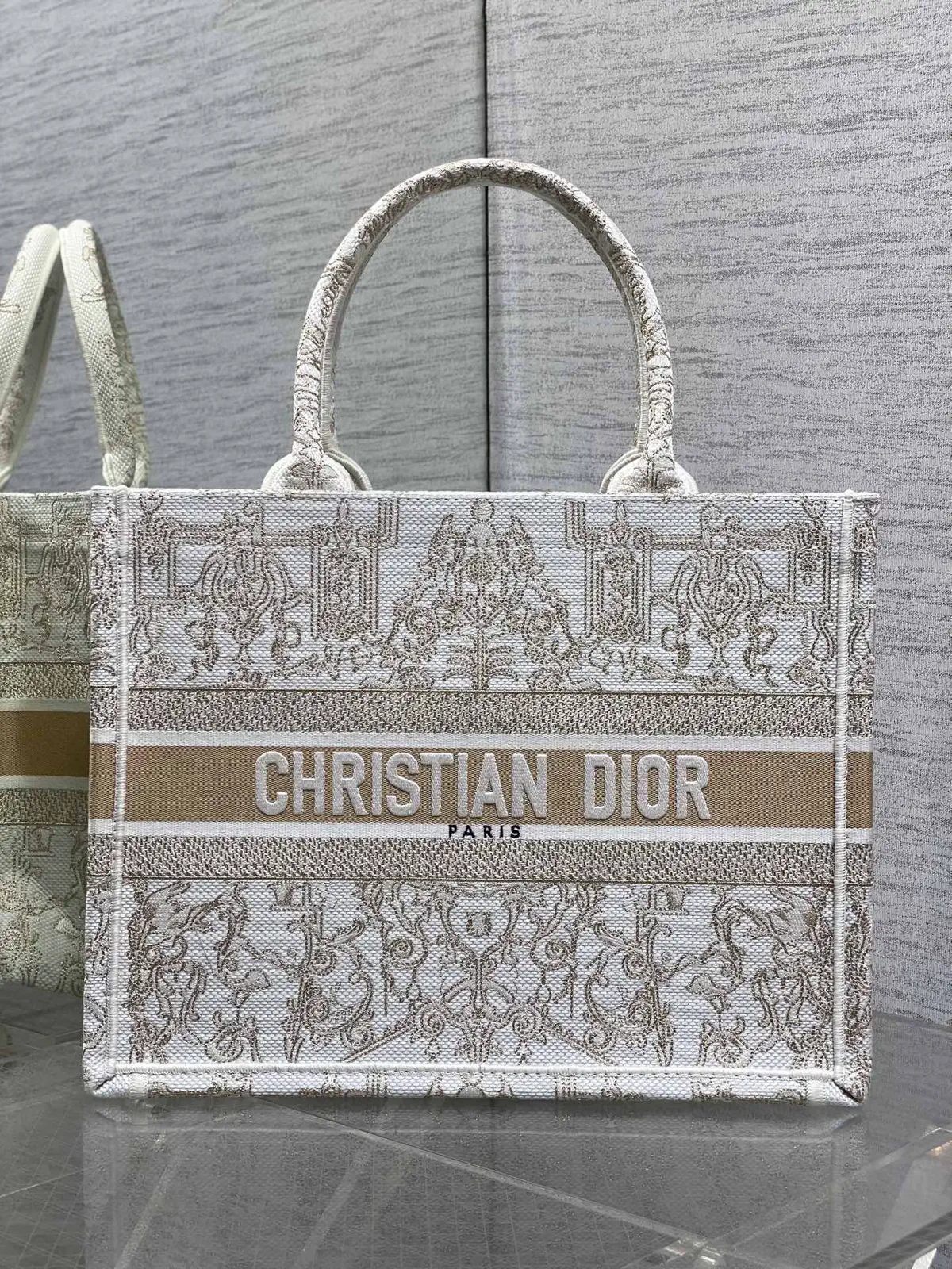 Dior Christmas Limited Edition Book Tote Bag image 1