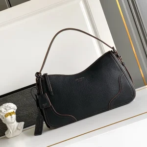Prada Aimée Leather Hobo Shoulder Bag image 1