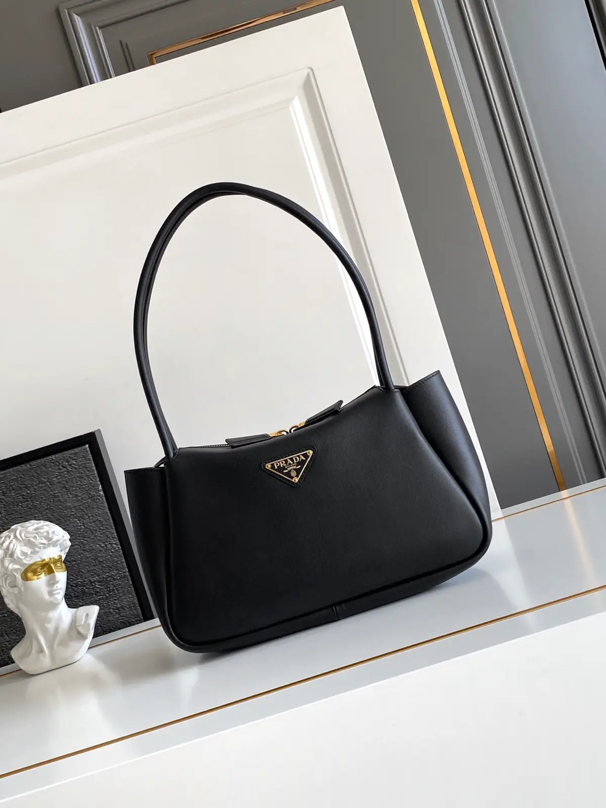 Prada Leather Shoulder Bag image 1
