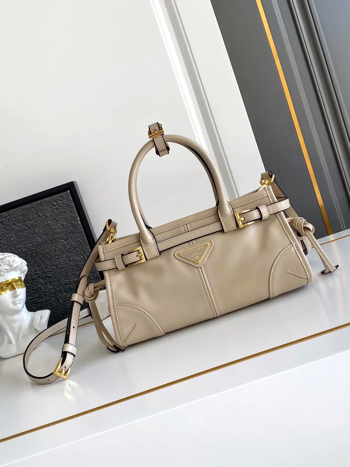 Prada Mini Top Handle Crossbody Bag image 1