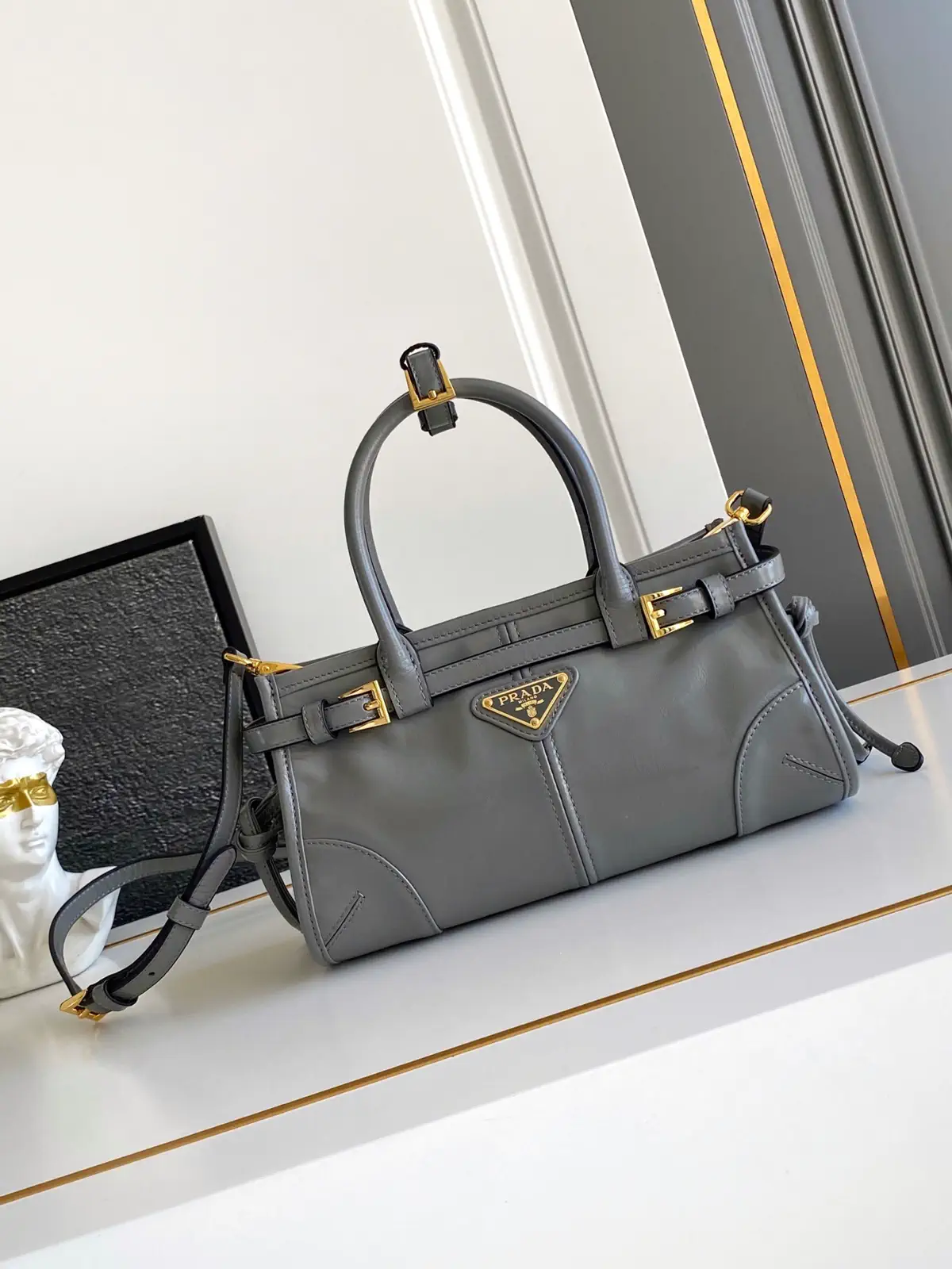 Prada Mini Top Handle Crossbody Bag image 1