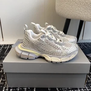 3XL Rhinestone Mesh Sneakers image 1