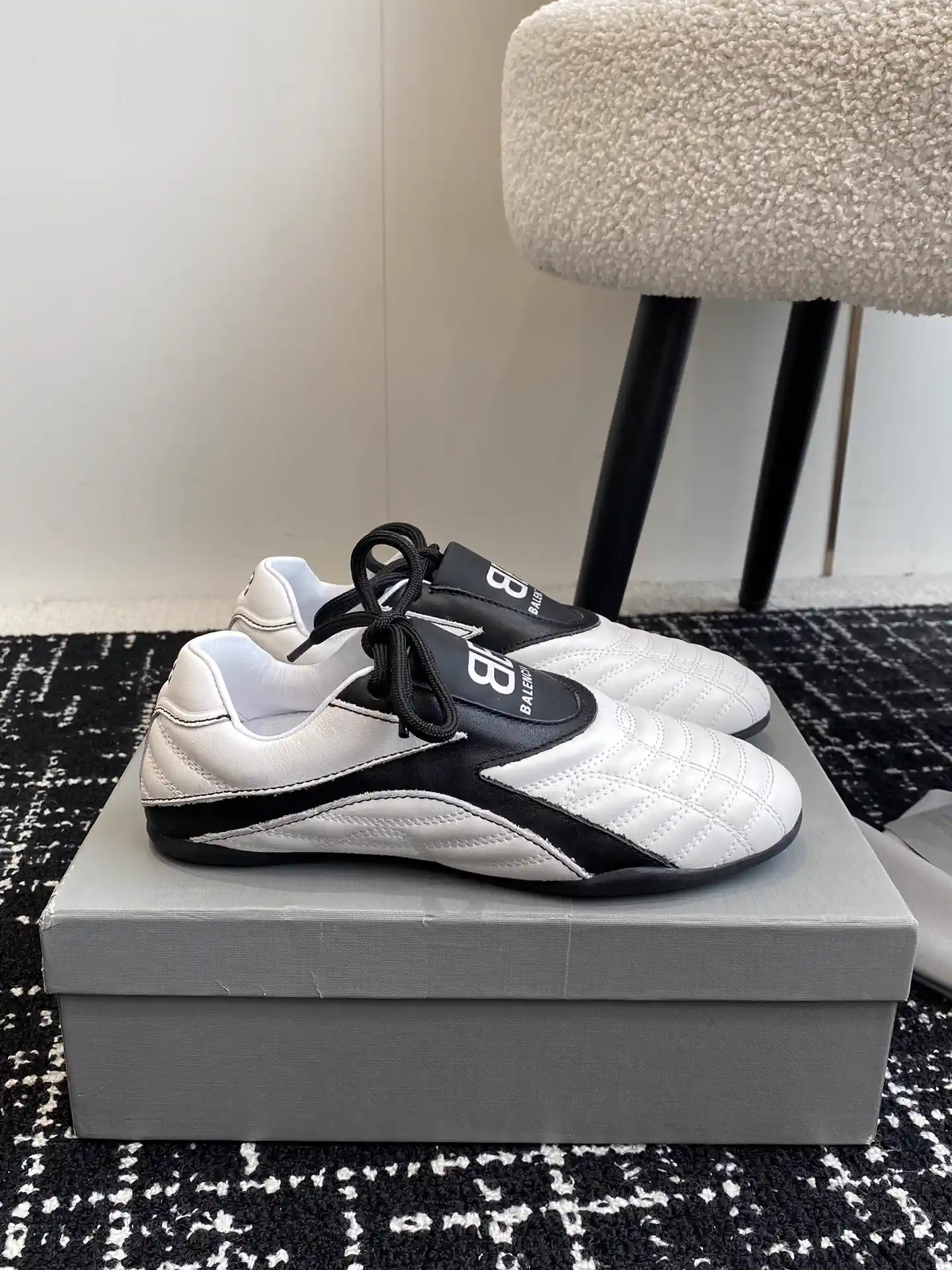 Balenciaga Quilted Casual Sneakers image 1