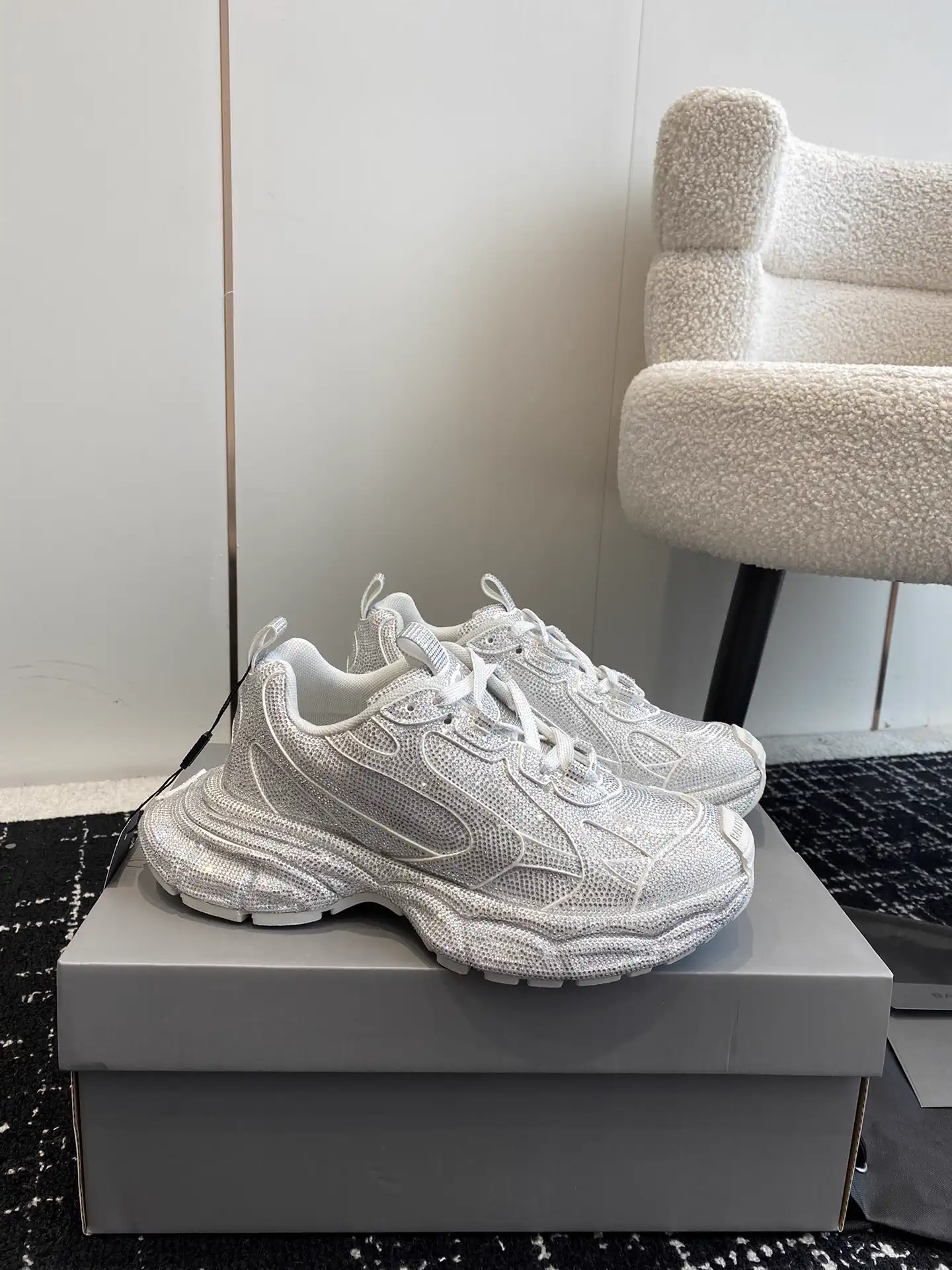 3XL Sneaker Full Rhinestone Sneakers image 1