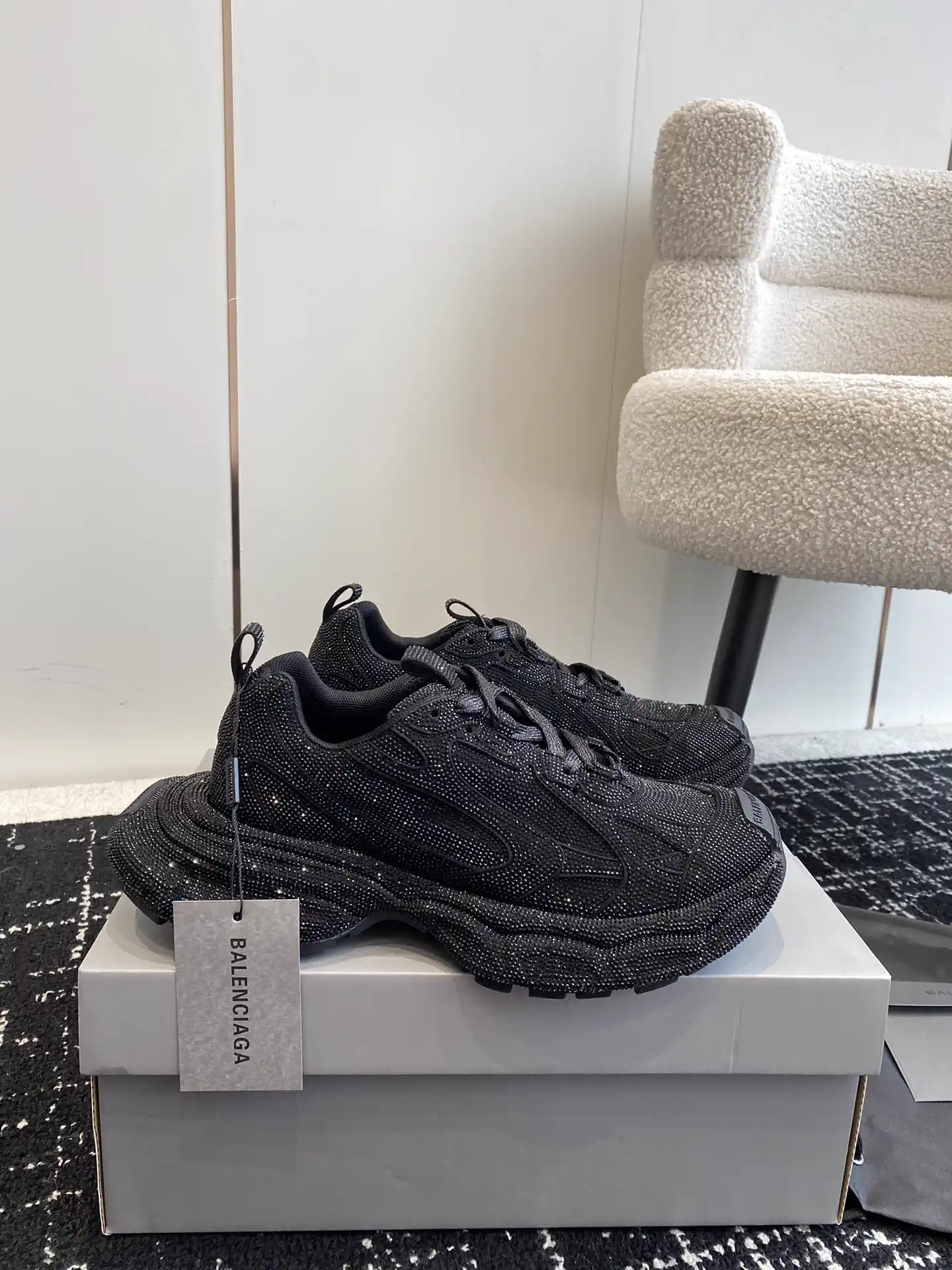 3XL Sneaker Full Rhinestone Sneakers image 1