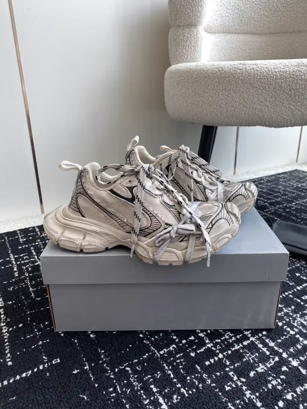 Balenciaga 3XL Distressed Canvas Dad Sneakers image 1