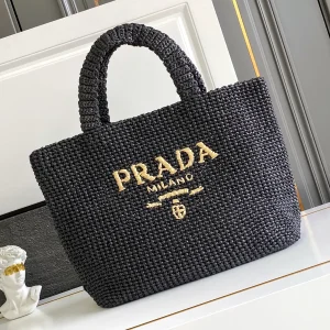 Prada Woven Tote Bag image 1