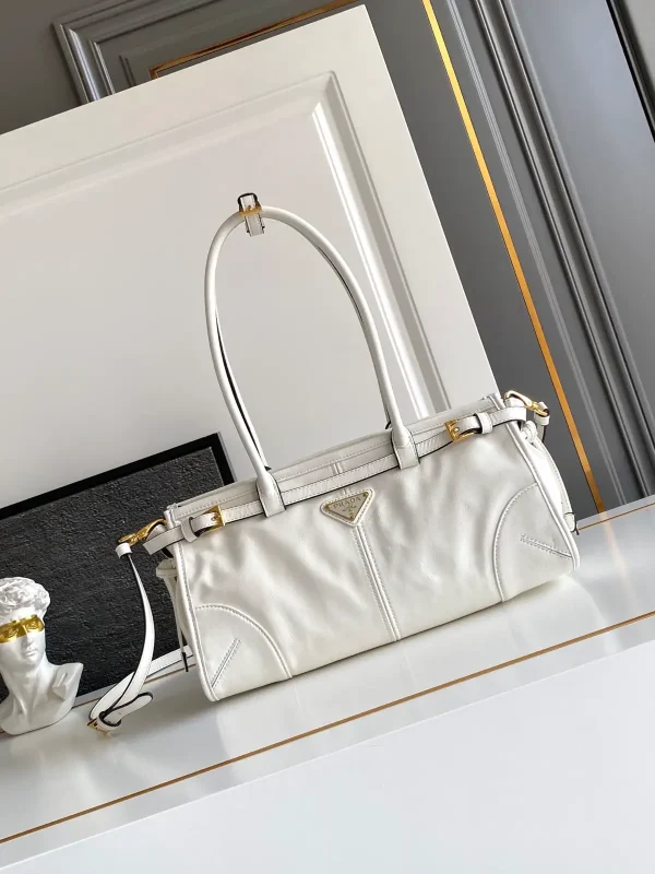Prada White Top Handle Crossbody Bag image 1