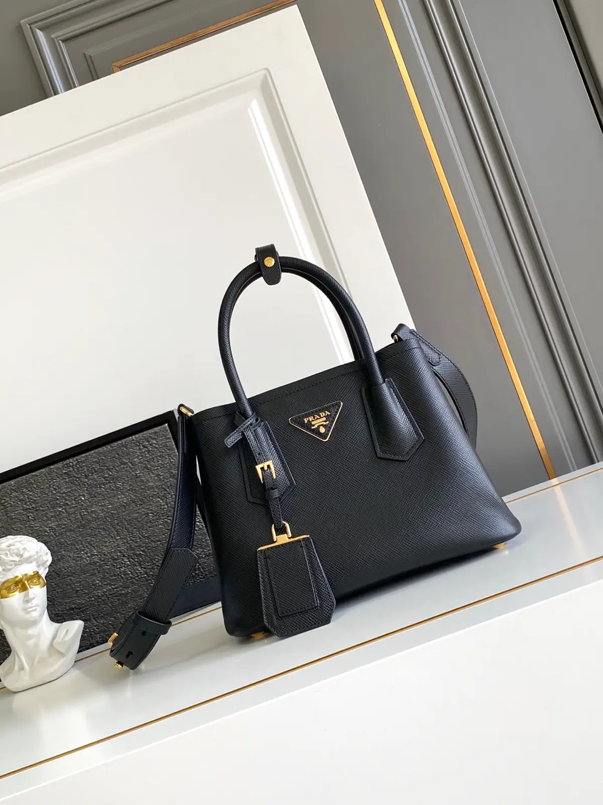 Prada Double Mini Top Handle Bag image 1