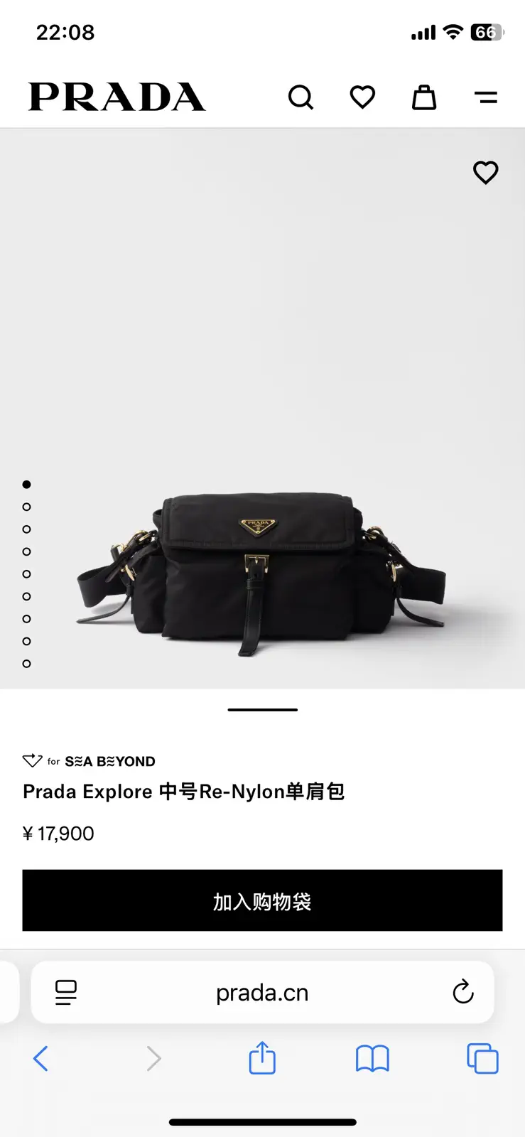 Prada Re-Nylon Crossbody Bag image 1
