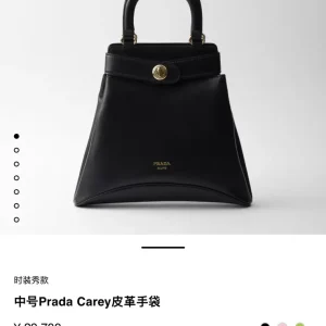 Prada Black Top Handle Bag image 1