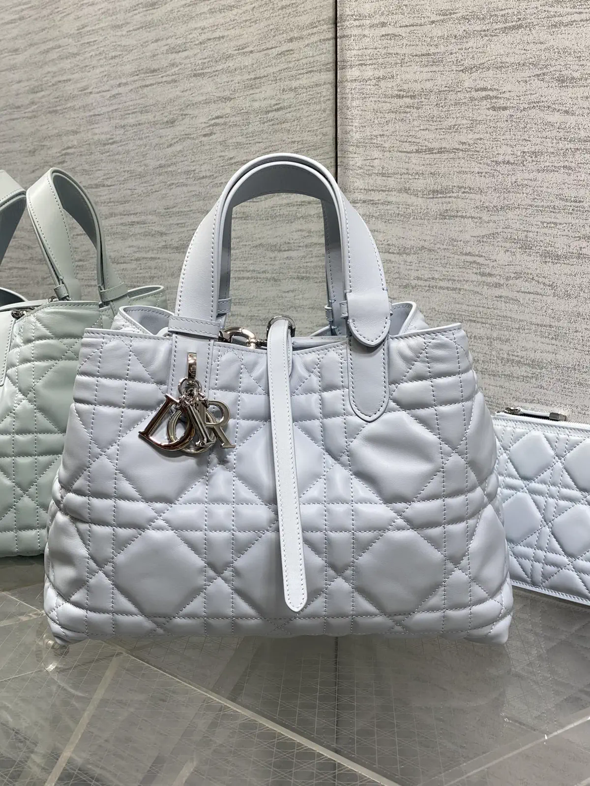 Dior Quilted Top Handle Bag image 1
