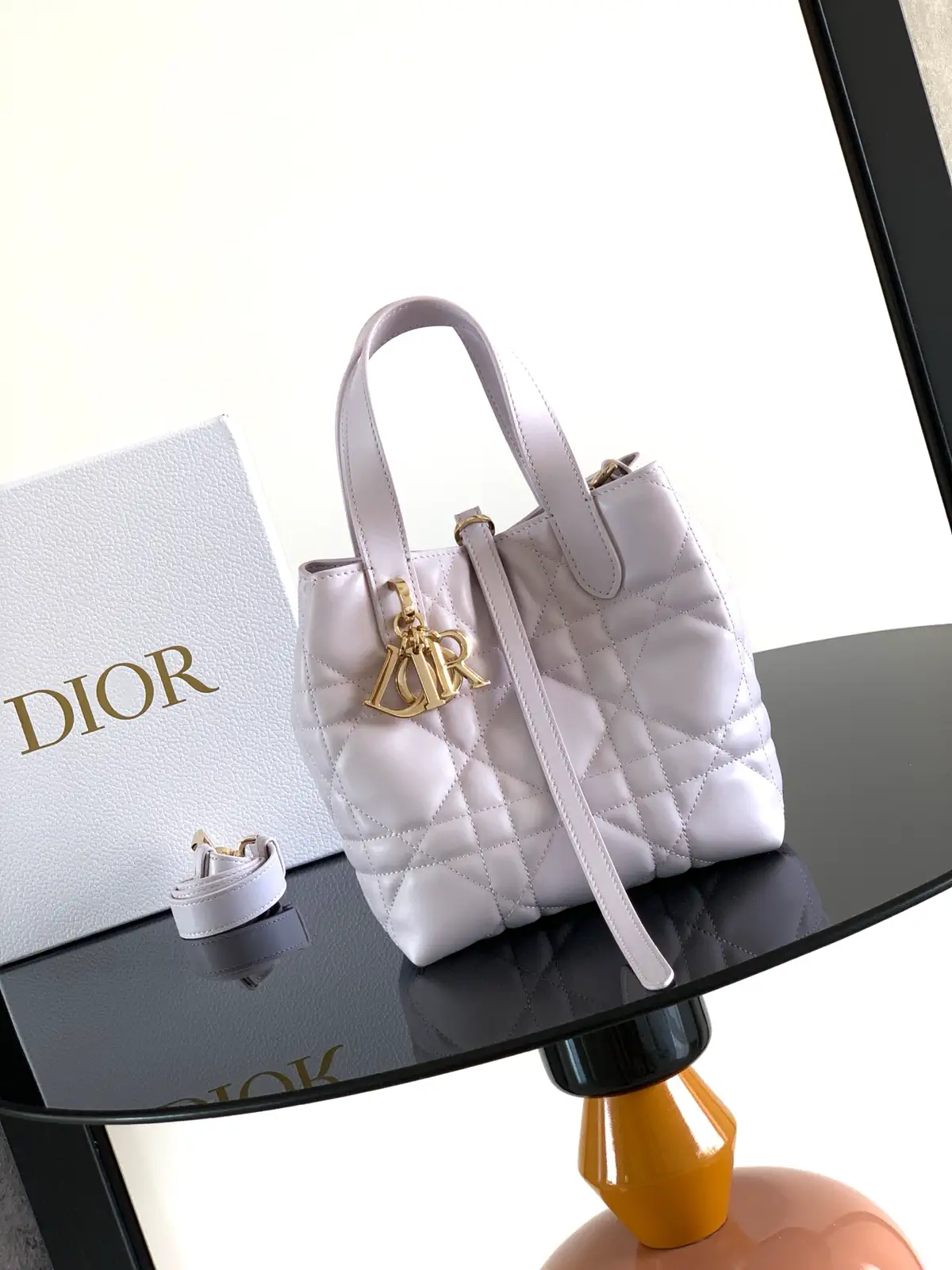 Dior Toujours Vertical Quilted Top Handle Bag image 1