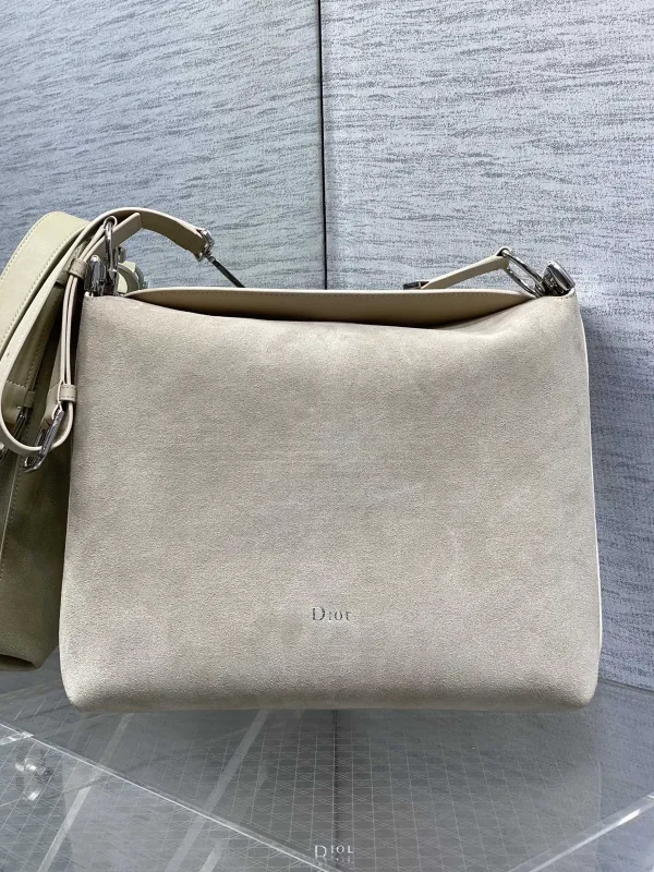 Dior Beige Suede Shoulder Bag image 1