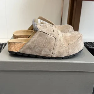 Closed Toe Suede Mule Slippers image 1
