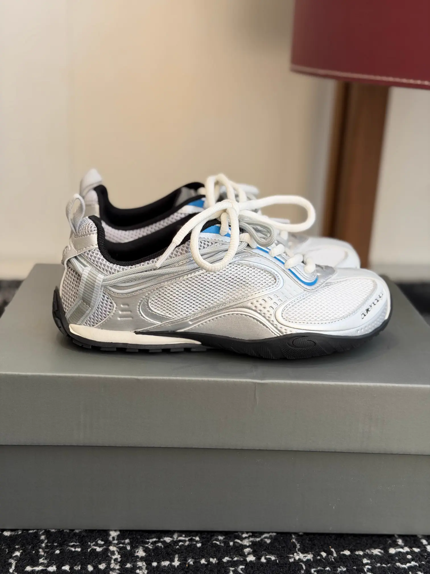 Balenciaga Monday Ultra Low-Top Lace-Up Casual Shoes image 1