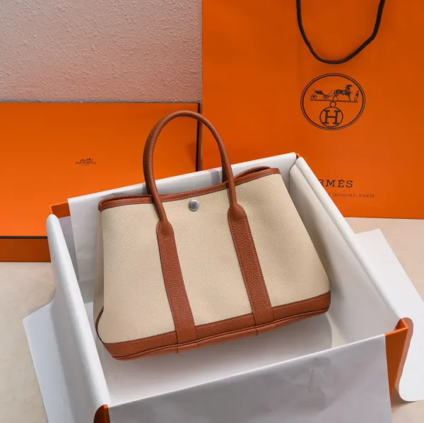 Hermès Canvas Top Handle Bag image 1