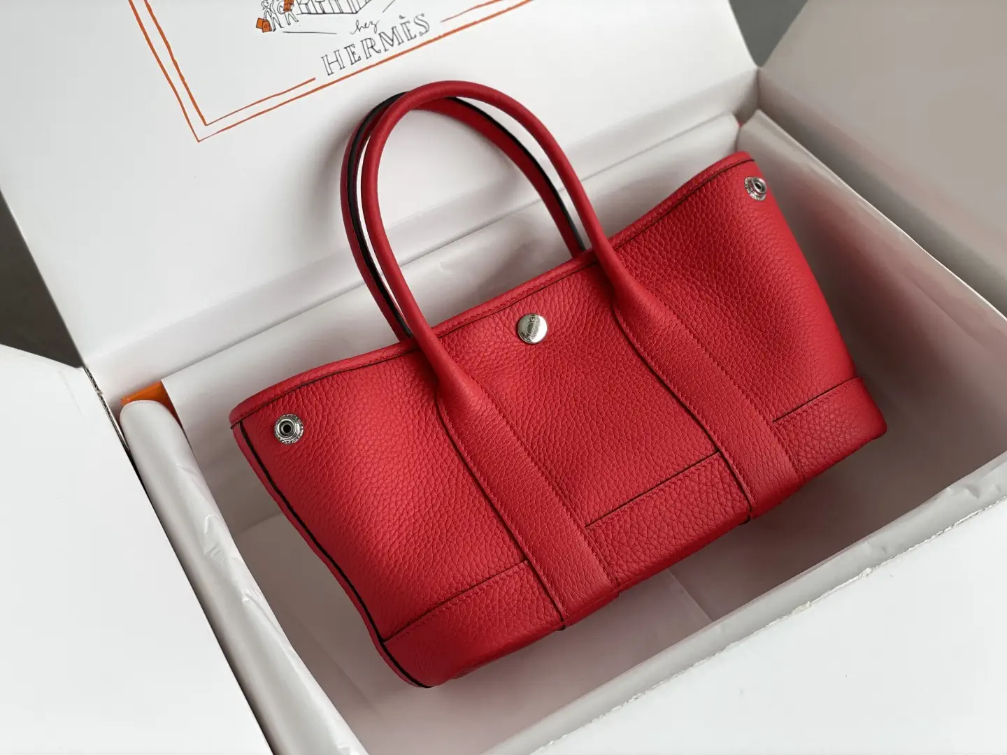 Hermès Red Mini Top Handle Bag image 1